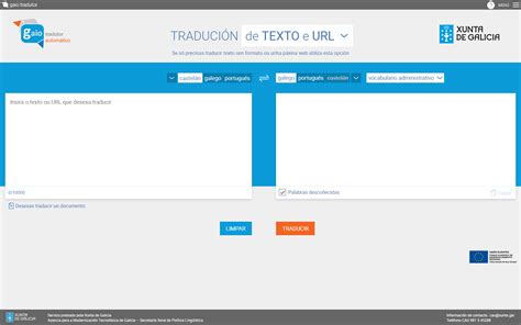 La Xunta actualiza el servicio de traducción Gaio, que incorpora.